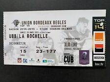 Ticket match rugby d'occasion  Fontaine-lès-Dijon