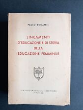 Bonatelli lineamenti educazion usato  Magliano Sabina