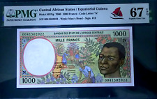 PMG 67EPQ-Estados de África Central/Guinea Ecuatorial 2000 1000 francos SuperbGEMUNC segunda mano  Embacar hacia Mexico