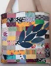 torba na ramię patchwork dżins upcykling recykling vintage, używany na sprzedaż  PL