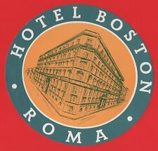 Etichetta hotel boston usato  Bologna