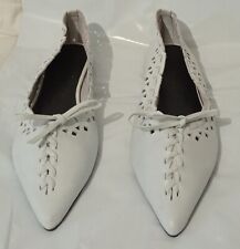 Ballerines blanches cuir d'occasion  Chartres