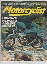 Motociclista - Septiembre 1973 - Revista Motocicleta Vintage segunda mano  Embacar hacia Argentina