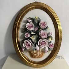 Vintage capodimonte floral d'occasion  Expédié en Belgium