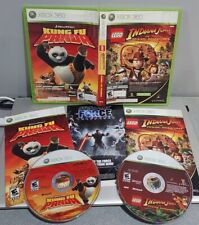 XBOX 360 LEGO Indiana Jones & Kung Fu Panda Combo Paquete Doble Completo con Manuales segunda mano  Embacar hacia Argentina