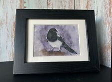 Magpie wildlife framed for sale  YEOVIL