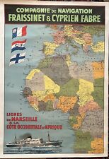 Affiche ancienne compagnie d'occasion  Marseille I