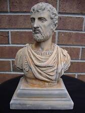 Roman Emperor Antoninus Pius bust stone sculpture statue figurine Greek art  , used for sale  Canada