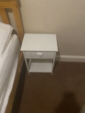 Bedside table white for sale  THORNHILL