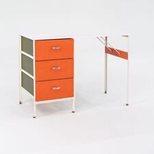 Used, 1950s George Nelson No. 4100 Series Three Drawer Steel Frame Compact Desk Orange for sale  Shipping to South Africa