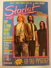 NIRVANA/ANDREW STRONG en revista noruega STARLET 1994. segunda mano  Embacar hacia Argentina