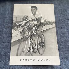 Fausto coppi fotocartolina usato  Italia