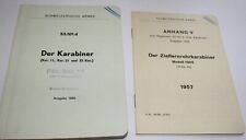 The carabiner (Kar.11, Kar.31 and Zf.Kar,) 1956 and annex V, Swiss Regulations for sale  Shipping to South Africa