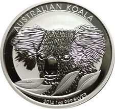 1 dólar koala 2014 Australia 1 oz plata prueba unc segunda mano  Embacar hacia Mexico