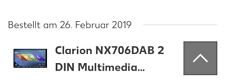 Clarion nx706dab din gebraucht kaufen  Neumarkt i.d.OPf.