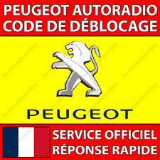 Peugeot radio code d'occasion  Lyon III