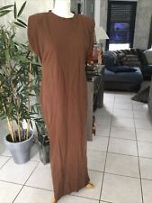 Robe longue marron d'occasion  Andeville