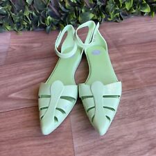 Usado, Sandália de borracha MELISSA verde sapatos 39 Eu 8us comprar usado  Enviando para Brazil