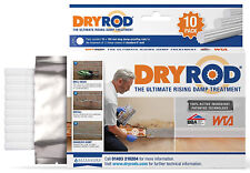 Dryrod Damp Proofing Rods Box of 10 Next Generation Rising Damp Treatment BBA  for sale  Shipping to Ireland