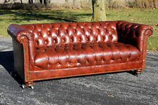 Vintage leather chesterfield for sale  Decatur