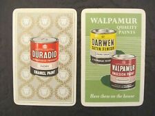 DURADIO & DARWEN & WALPAMUR  PAINTS  ~ 2 VINTAGE SINGLE SWAP PLAYING CARDS  for sale  BRIDGWATER