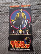 Dick Tracy 1990 contador de video exhibición de películas Standee, usado segunda mano  Embacar hacia Argentina