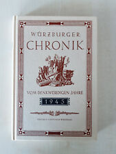 Buch würzburger chronik gebraucht kaufen  WÜ-Frauenland