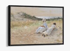 HUGO MUHLIG, PARTY AT SYLT -FLOAT EFFECT CANVAS WALL ART PIC PRINT comprar usado  Enviando para Brazil