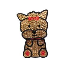 Yorkie rhinestone decal for sale  Rochester