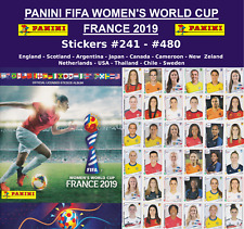 Panini Womens World Cup WC France 2019  Stickers 240-480 Group C D E F na sprzedaż  Wysyłka do Poland