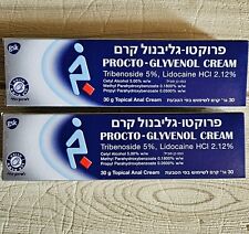 2 X PROCTO-GLYVENOL CREAM - 30g HEMORRHOIDS/HAEMORRHOIDS Relief Treatment for sale  Shipping to South Africa