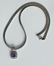 Silver chain purple for sale  Vienna