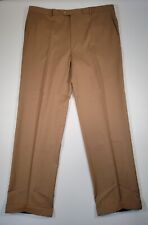 Pantalones de Vestir Zanella Pantalones de Lana Caqui Franela 44 x -36 HERMOSOS, usado segunda mano  Embacar hacia Argentina