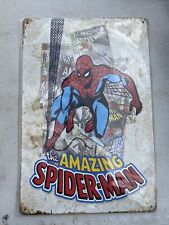 Plaque métal spiderman d'occasion  Narbonne