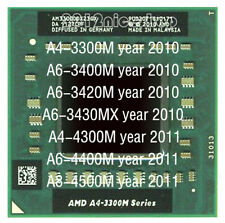LOTE AMD A4-3300M A6-3400M A6-3420M A6-3430MX A4-4300M A6-4400M A8-4500M CPU comprar usado  Enviando para Brazil