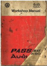 MANUAL ORIGINAL DE FÁBRICA VW PASSAT B1 & AUDI 80 B1 1.3 1.5 1.6 (1972-76) comprar usado  Enviando para Brazil