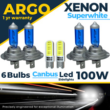 4x lâmpadas de faróis de xenônio super brancas H7 100w upgrade escondido 499 imersão total 477 12v, usado comprar usado  Enviando para Brazil