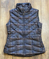 Patagonia 'Down With It' Plaid Full Zip Goose Down Puffer Vest Women's Medium  for sale  Denver