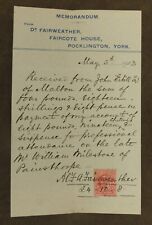 1903 memo pocklington for sale  UK