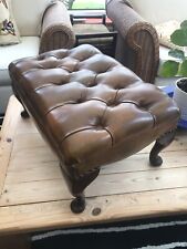 Real leather chesterfield for sale  LEICESTER