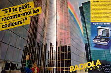 Publicité 1981 radiola d'occasion  Compiègne