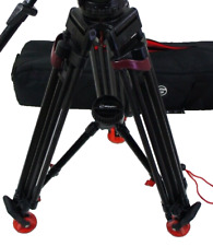 TRÍPODE SACHTLER 5586 CARBONO TBAR MID-SPR 7007 FEDT PLT BOLSA TDK REPARADA ¡88lbs! segunda mano  Embacar hacia Argentina