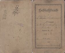 Schießbuch 1889 gebraucht kaufen  Hannover