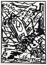 Usado, "Skorpion", 1984. Linolschnitt Werner BÜTTNER (*1954 D), handsigniert segunda mano  Embacar hacia Argentina
