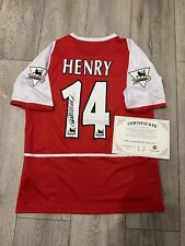 Thierry henry signed for sale  UK