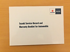 Suzuki service history for sale  ABBOTS LANGLEY