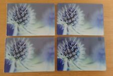 Glass placemats flower for sale  BRISTOL