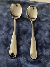 (TWO) Large Zepter Edelstahl Caprice Pattern 8 And 1/4 Inch Spoons, used for sale  Shipping to South Africa