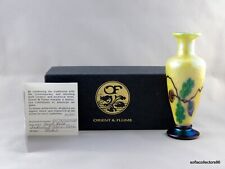 Vaso pequeno Orient & Flume decoração bolota amarelo edição limitada (34/300) com caixa e certificado de autenticidade comprar usado  Enviando para Brazil