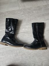 Girls black patent for sale  MANCHESTER